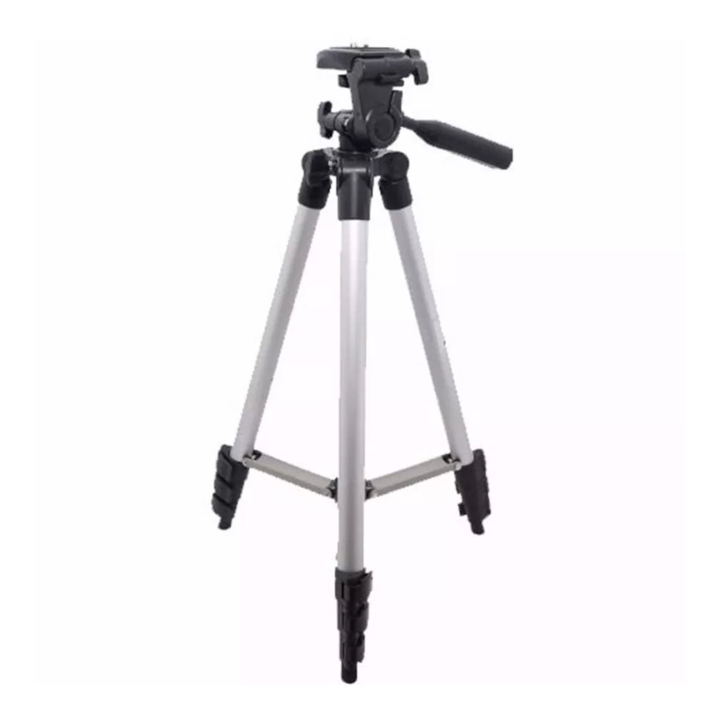 Adjustable Height Camera Tripod Bundle with Complete Lens Cleaning Accessories
